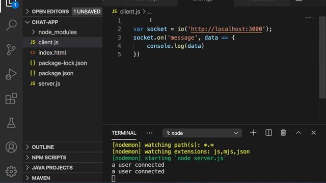 Socket.io | Build a very simple chat app смотреть онлайн