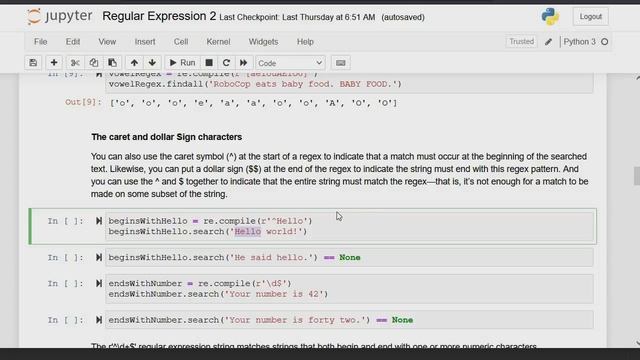 13 Regular Expressions in python programming continuation смотреть онлайн