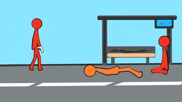 AT красный стикмен Рисуем мультфильмы 2 смотреть онлайн