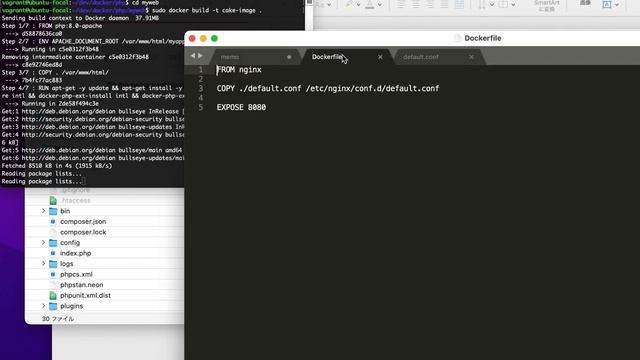 【Docker】nginxをリバースプロキシにしてphp:8.0-apacheを動かす смотреть онлайн