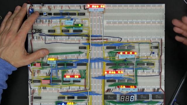 Bus architecture and how register transfers work - 8 bit register - Part 1 смотреть онлайн