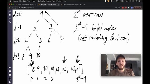 COUNT COMPLETE TREE NODES (Leetcode) - Code & Whiteboard смотреть онлайн