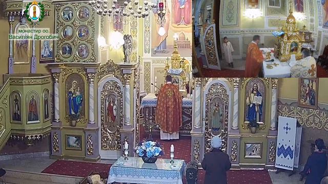 Служба Божа о 18.00 24.11.2020 смотреть онлайн