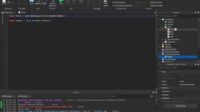 Roblox ADVANCED SCRIPTING Episode 2 | math.random смотреть онлайн