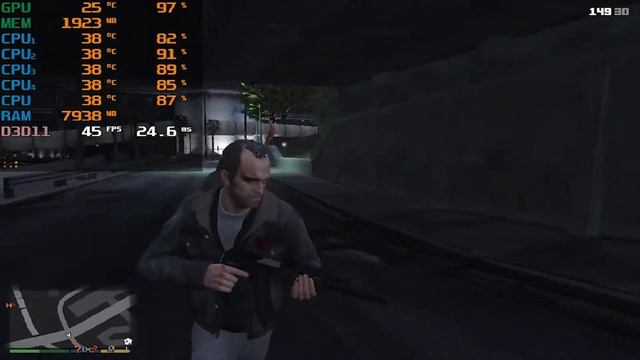 GTA V + Online en GT 730 / 8GB Ram / AMD Phenom II 945 смотреть онлайн