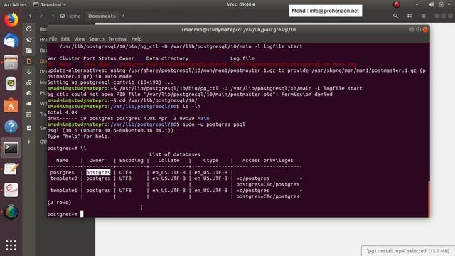 2 Postgresql Install смотреть онлайн