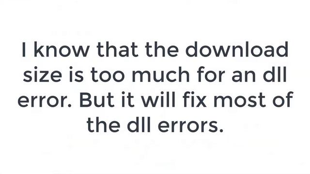 How To Fix Any Dll Problems смотреть онлайн