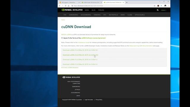 Installing Tensorflow-GPU on Windows with CUDA 10.0 смотреть онлайн
