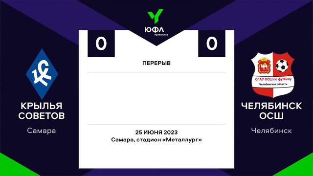 ЮФЛ П-2. 11 тур. Академия «Крылья Советов» - «Челябинск - ОСШ» смотреть онлайн