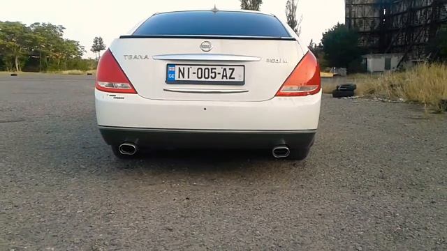 новый выхлоп Ниссан Теана. смотреть онлайн