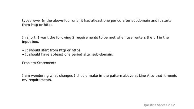 HTML : pattern in html5 input type url validation смотреть онлайн