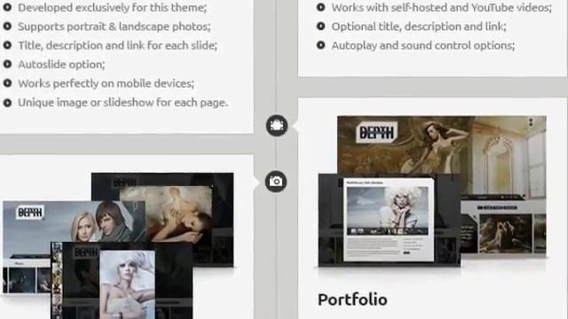 Depth — Full-Screen AJAX Portfolio WordPress Theme + Download смотреть онлайн
