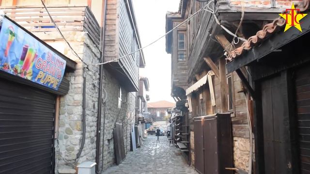 Nessebar, Bulgaria. One of the oldest cities in Europe. Pearl of the Black Sea. смотреть онлайн