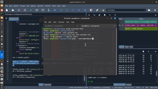 Realizar Queries SQL a PostgreSQL con Pandas | Python смотреть онлайн