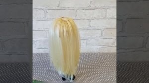 Как приклеить трессы к голове куклы