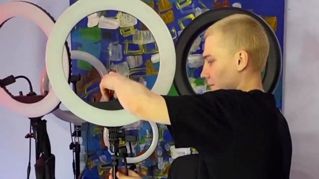 Как собрать кольцевую лампу? смотреть онлайн