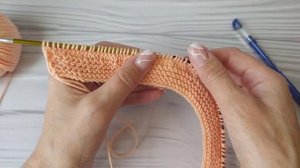 Детское ПЛАТЬЕ спицами НЕЖНОСТЬ//СОВМЕСТНИК. Часть 1. Кокетка.