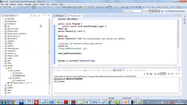 (1) JAVA Concept classe - Objet (part3): constructeur avec paramètres- membres statiques смотреть онлайн