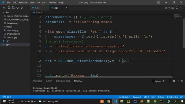 بايثون مشروع الذكاء اصطناعي برمجة اداة التعرف على الاشياء في الصور python AI смотреть онлайн