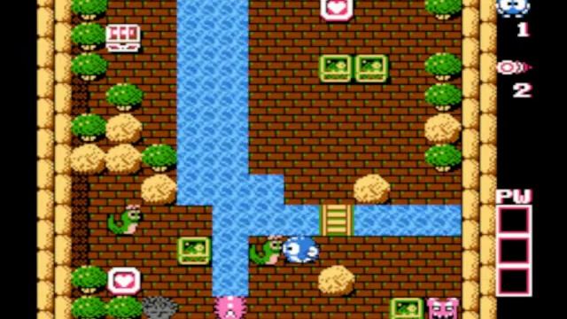 Adventure of Lolo 2 Walkthrough - Floor 4 смотреть онлайн