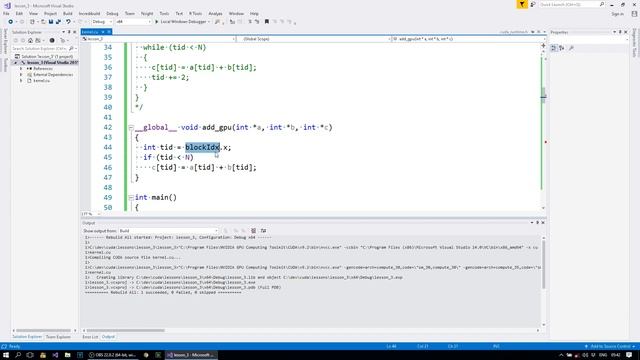 Nvidia CUDA С Уроки. Сложение векторов. Параллельное программирование GPU.