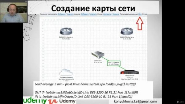 10. Мониторинг маршрутизатора по протоколу SNMP. Мониторинг Cisco IP SLA (Zabbix 5.0)