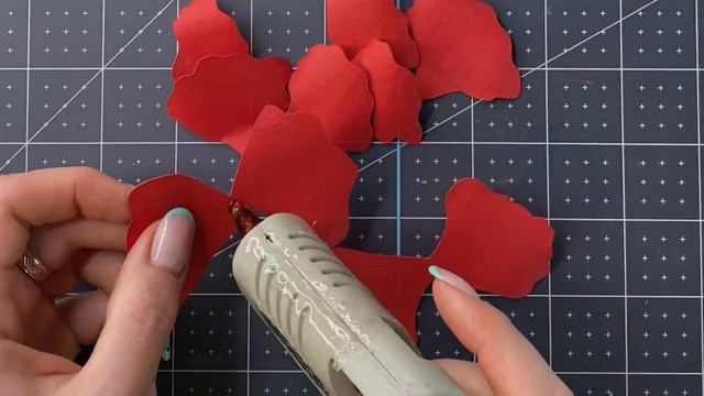 Paper Flower Shadow Box Template | DIY Floral Heart with Paper Flower | Paper Flower Craft смотреть онлайн