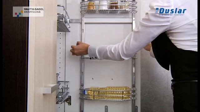 Выдвижная колонна VAUTH-SAGEL TAL Gate Pro с доводчиком для распашных шкафов на кухню