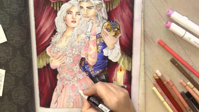 Stolen Glances. Part 3 #Coloring in 'Colorless Kingdom. Vol 2' by C.Ortega смотреть онлайн