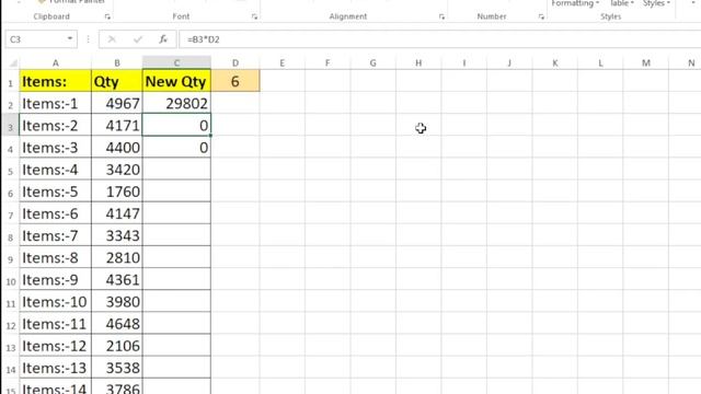 Multiply Multiple Cells by Fixed Value in Excel (Using F4 to Lock Cell Reference) смотреть онлайн