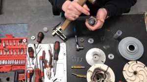 Ремонт двигателя от пылесос Miele замена подшипников. Ремонт пылесосов.