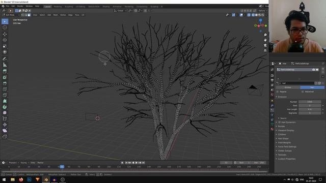 Blender Tutorial - Create a Cherry Blossom Tree in Blender 2.83 смотреть онлайн