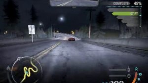 NFS Carbon - Wolf crashes in canyon race