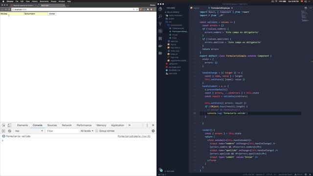 ReactJS: de cero a experto. Limpiando el formulario смотреть онлайн
