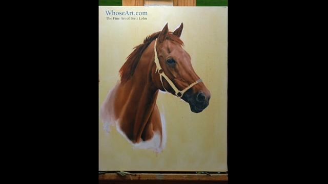 Horse Art Painting Time-Lapse || Realistic Horse Oil Painting смотреть онлайн