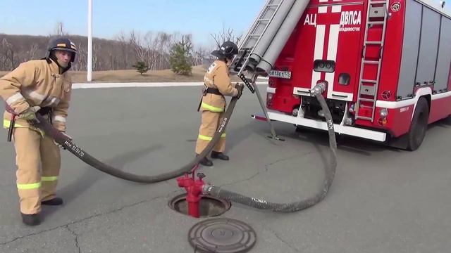 Установка автоцистерны на пожарный гидрант смотреть онлайн