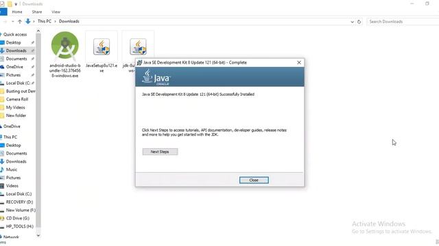 How to Install Java JDK 8 & Set Environment Variables Path in Microsoft Windows 10 (Watch in Hindi) смотреть онлайн