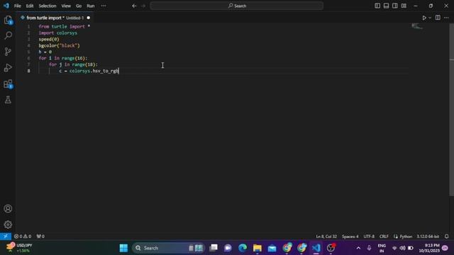 Floral Design using turtle graphics in Python|#python#turtle#turtlegraphics #coding @dr.iteducation смотреть онлайн