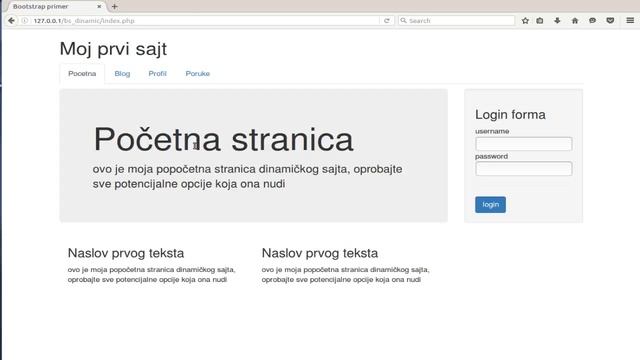 Bootstrap tutorial - kompletan sajt uz pomoc bootstrapa смотреть онлайн