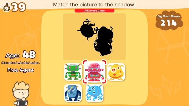Match the Picture to the Shadow! - Big Brain Academy: Brain vs. Brain - Nintendo Switch смотреть онлайн