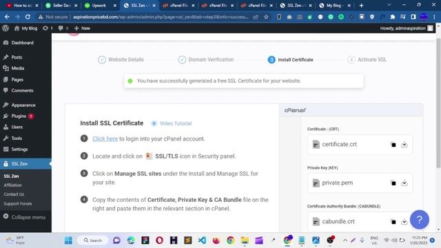 How to setup a free ssl on your wordpress website | https setup bangla смотреть онлайн