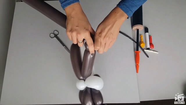 Кошечка Котик из шаров. Мастер класс. Balloon cat. Balloons. DIY. Hand made. How make смотреть онлайн