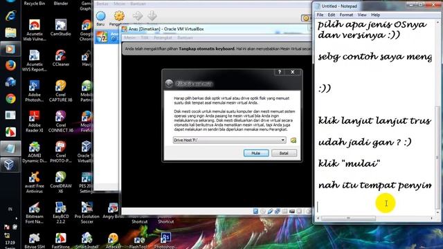 Tutorial cara menggunakan Oracle VM Virtual Box смотреть онлайн