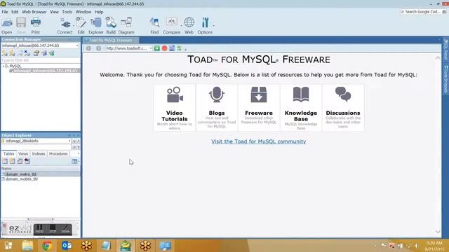Connecting to MySQL смотреть онлайн