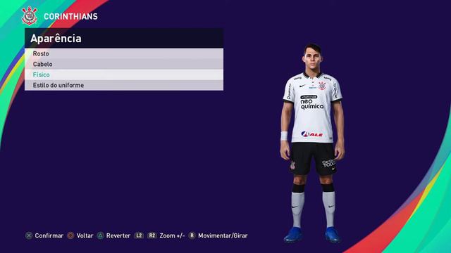 Giovane Corinthians PES 2020/2021 cópia da base/Face edit. смотреть онлайн