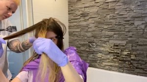 КРАШУ  ВОЛОСЫ В РЫЖИЙ! ИЗ БЛОНДА В РЫЖИЙ БЕЗ ОСВЕТЛЕНИЯ.  ОКРАШИВАНИЕ В РЫЖИЙ ДОМА 8.4 inebrya