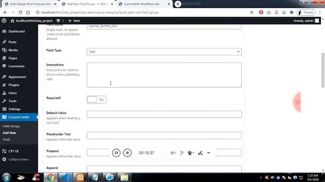 Html theme to wordpress cms (Part 1) смотреть онлайн