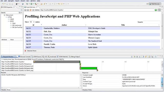 Profile and Code Trace jQuery and PHP Web Applications смотреть онлайн