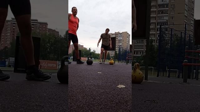 Комплекс Минотавр гиря 32кг |Crossfit смотреть онлайн