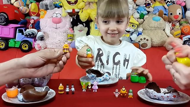Лунтик! Новинка!!! Открываем 24 яйца с игрушками из мультика Лунтик. Moonzy Surprise Eggs
